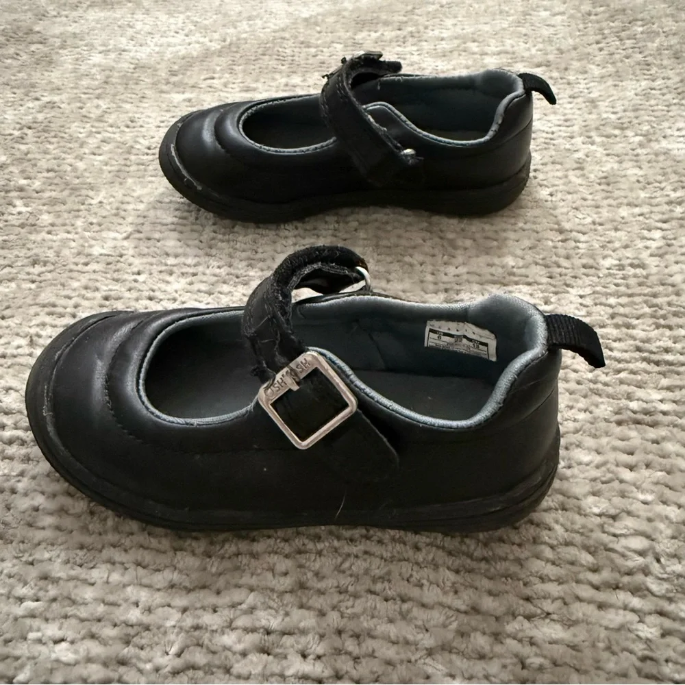 OshKosh B’gosh Black Mary Jane‎ Shoes Toddler 6 Classic Holiday Timeless